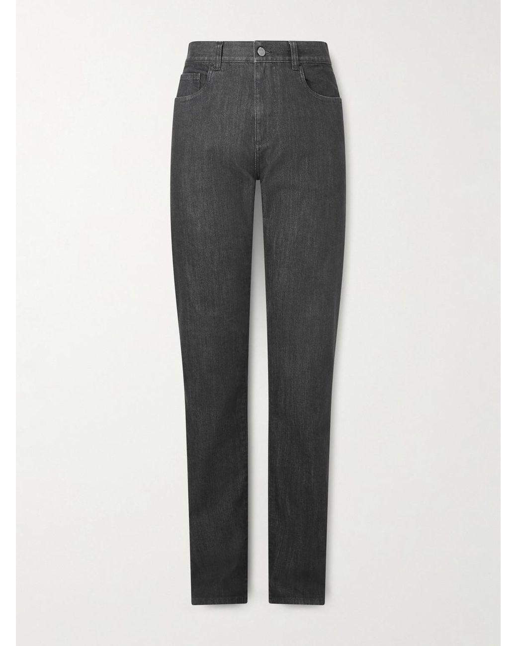 Canali Gray Slim-fit Jeans for men