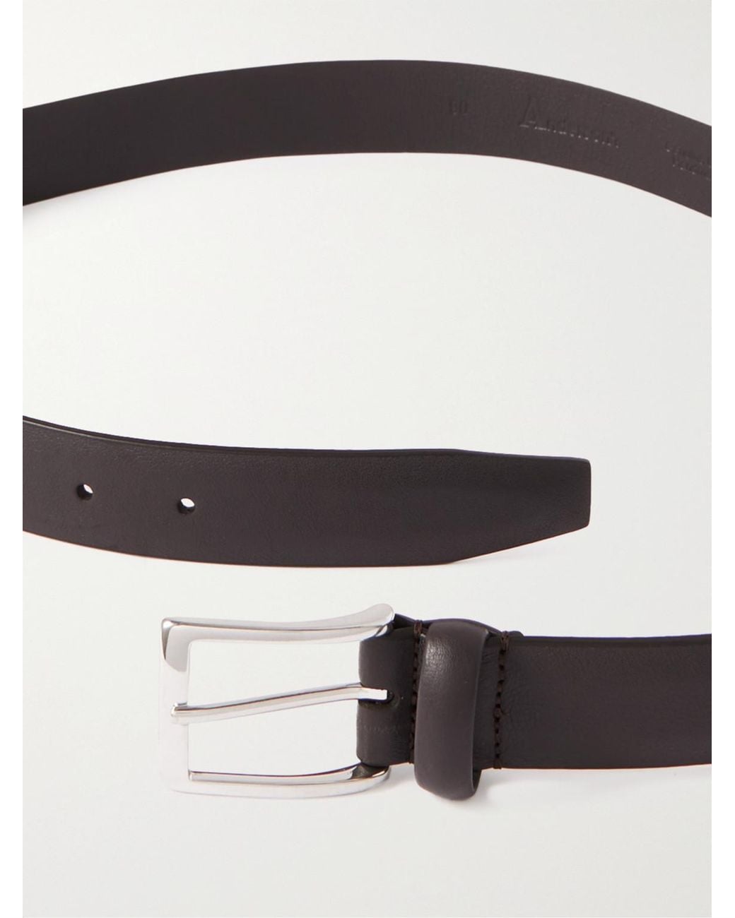 Andersons 3cm Leather Belt in Black für Herren