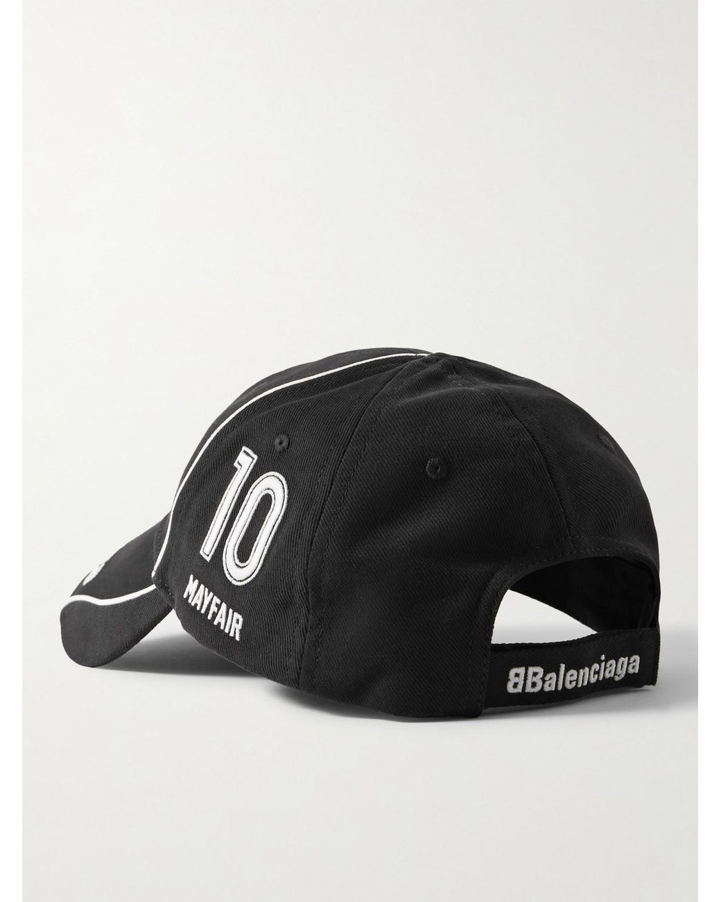 Balenciaga Paris Soccer Cap in Black for Men | Lyst Canada