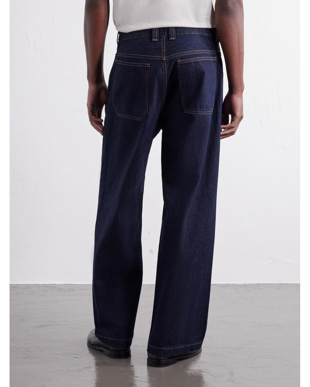 Agolde Blue Grover Wide-Leg Jeans for men