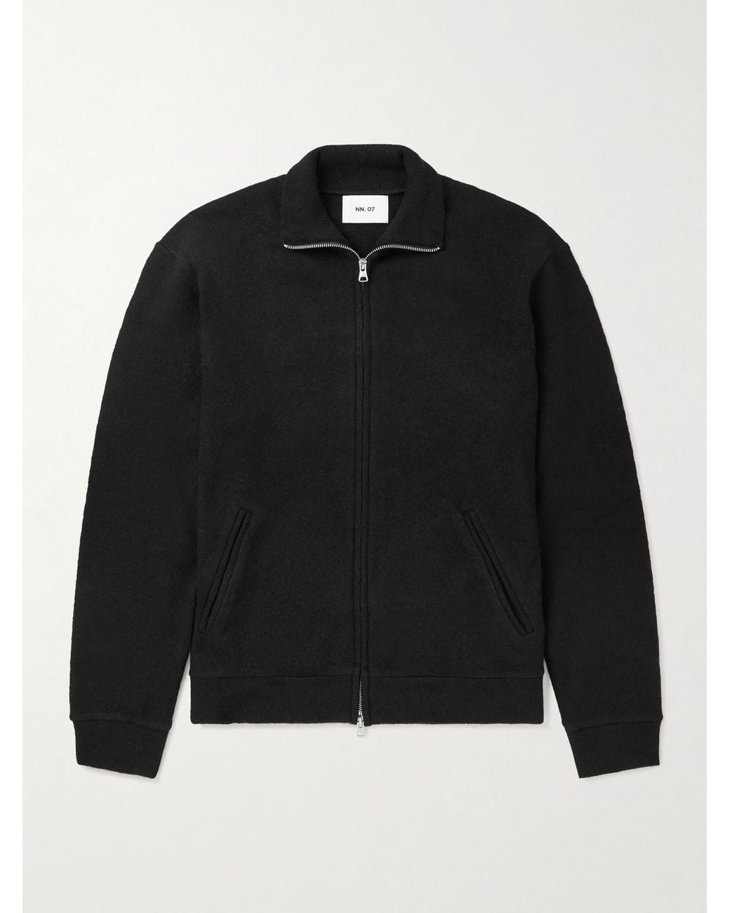 NN07 Black 6398 Merino Wool-felt Jacket for men