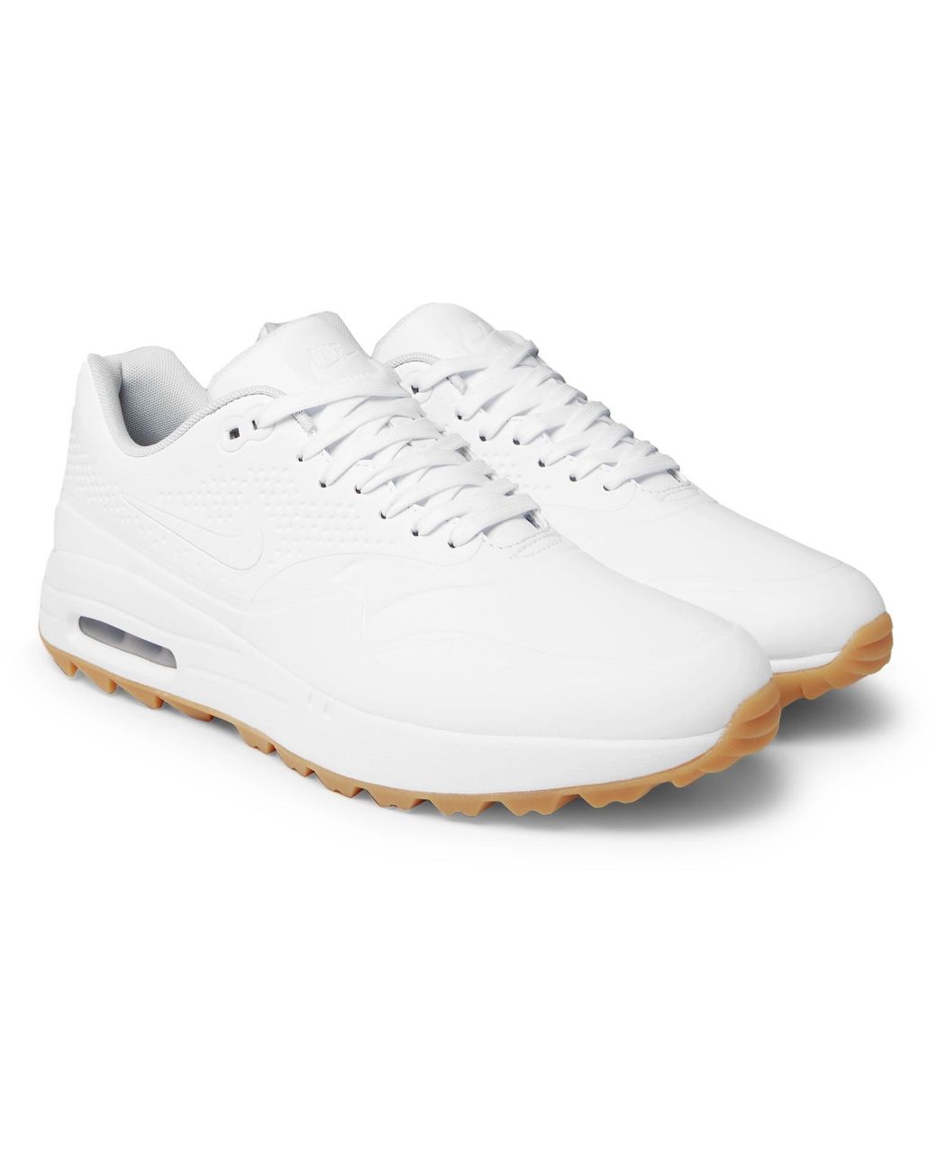 Nike Air Max 1g Coated Mesh Golf Shoes in White for Men | Lyst Australia