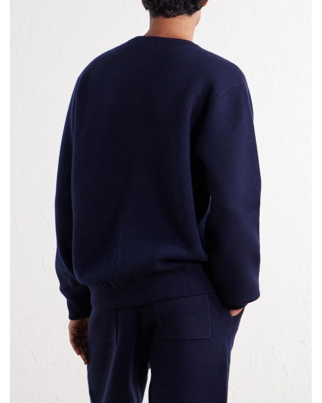 Aimé Leon Dore Blue Cashmere-Blend Sweater for men