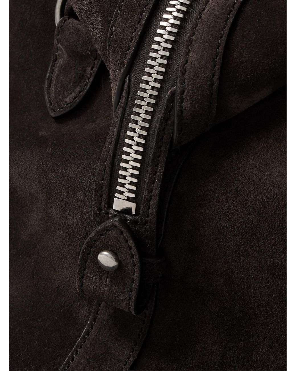 Metier Black Nomad All Day Suede Holdall for men