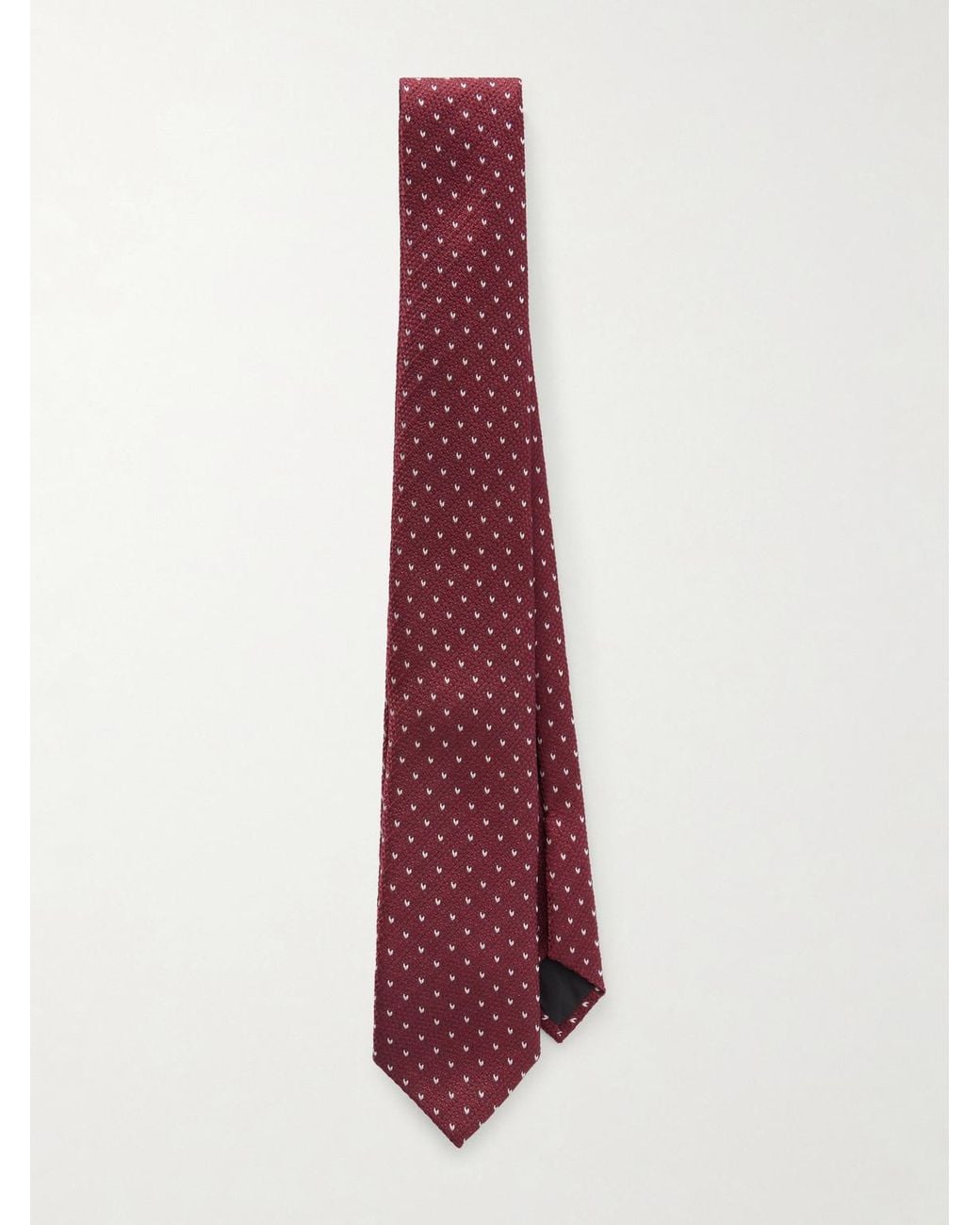Totême Purple 8Cm Silk-Jacquard Tie for men