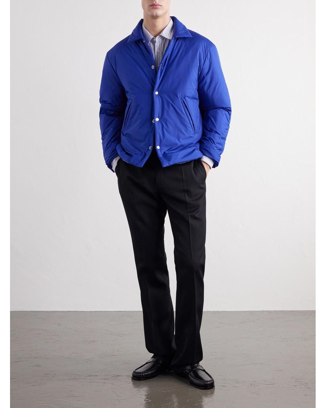 Totême Blue Liner Shell Jacket for men