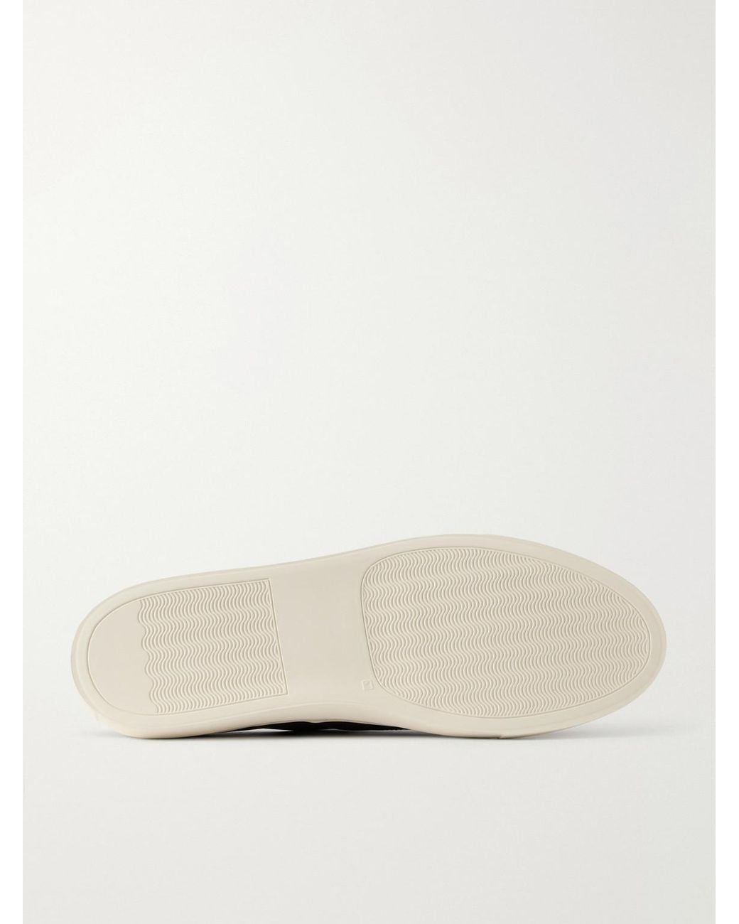 Common Projects White Deck Full-Grain Leather Sneakers for men