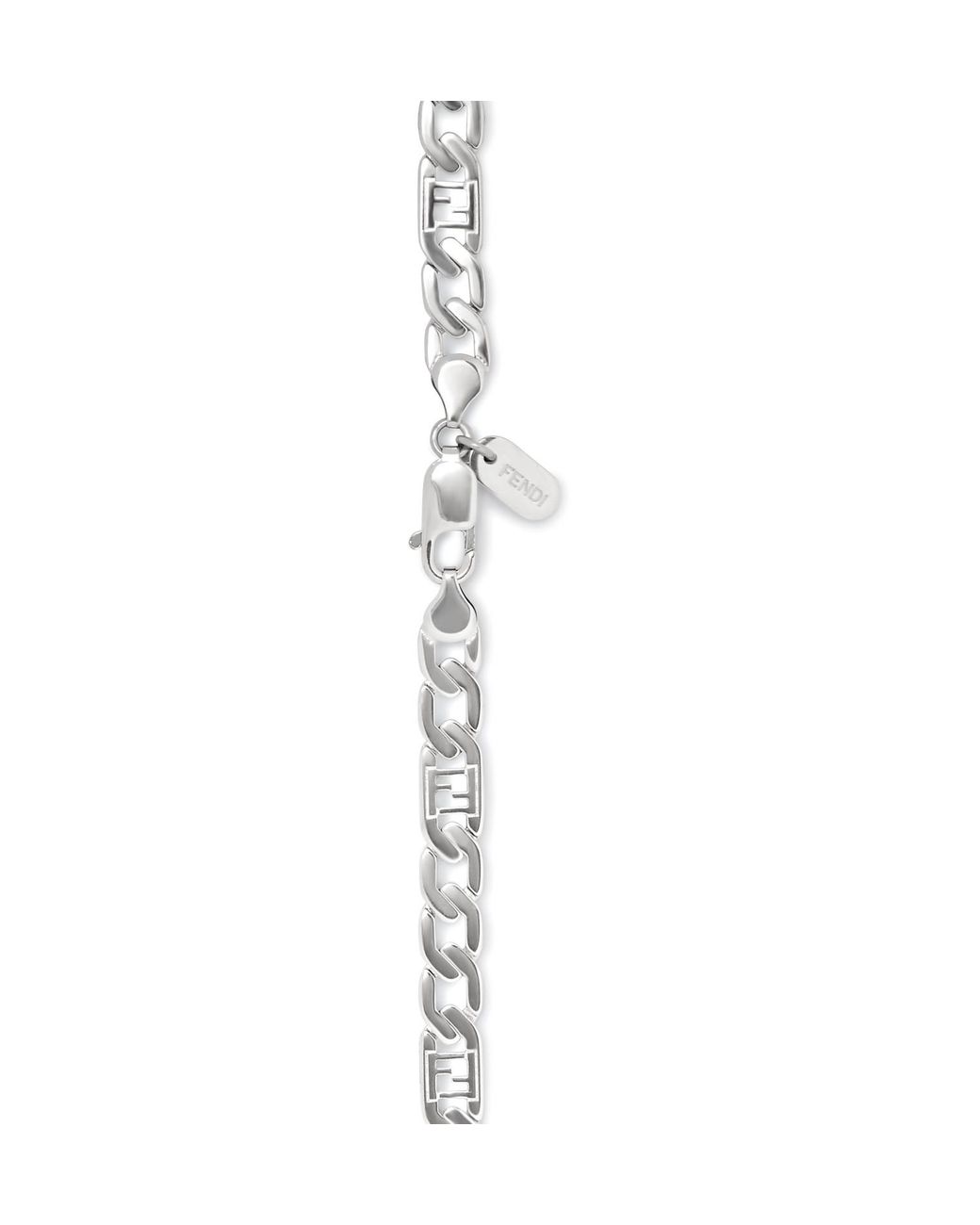 Fendi Palladium-plated Chain in Silver 