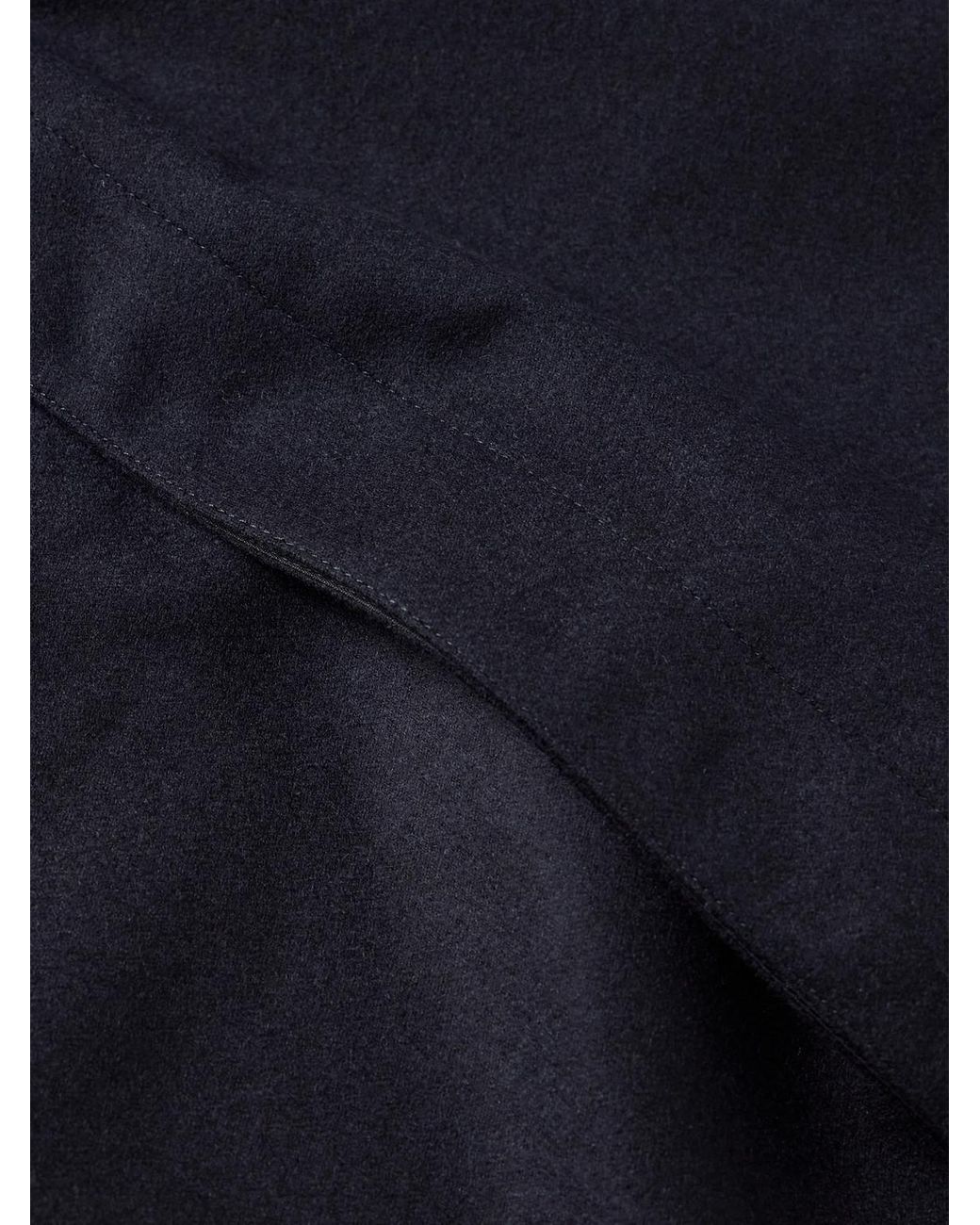 Eleventy Blue Wool-Blend Overshirt for men