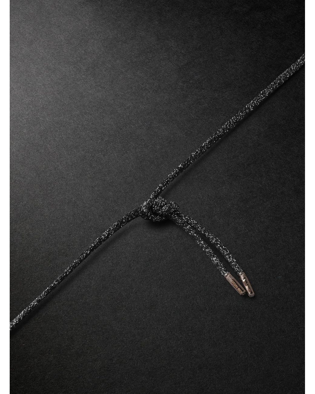 Carolina Bucci Superstellar Blackened Gold, Multi-stone And Lurex Pendant Necklace for men