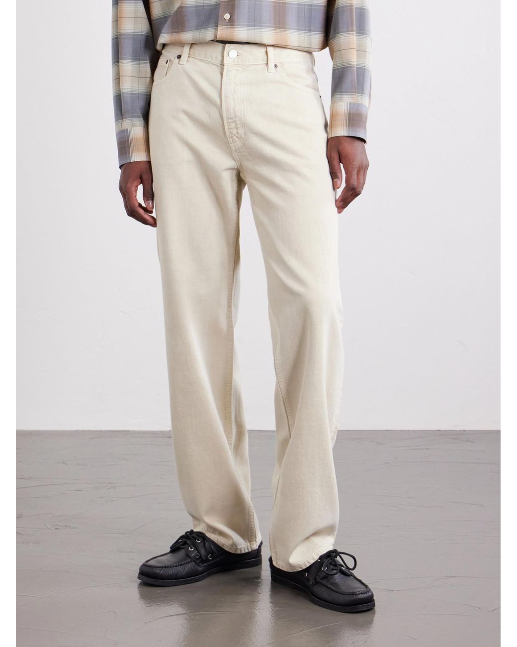 FRAME Natural The Relaxed Straight-Leg Jeans for men
