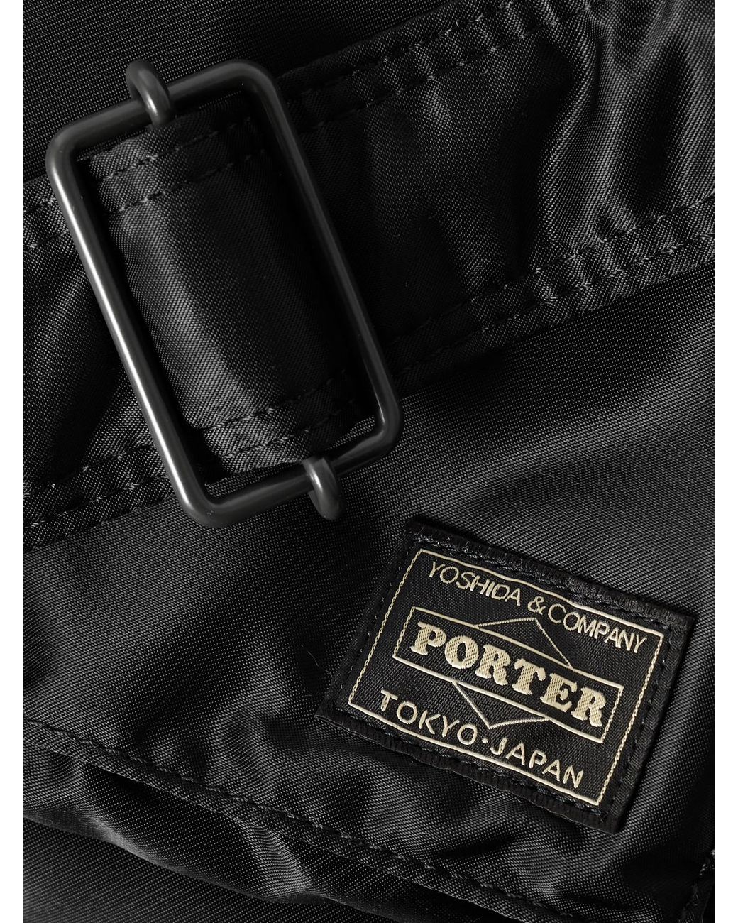 Porter-Yoshida and Co Black Tanker 2Way Nylon-Twill Briefcase for men