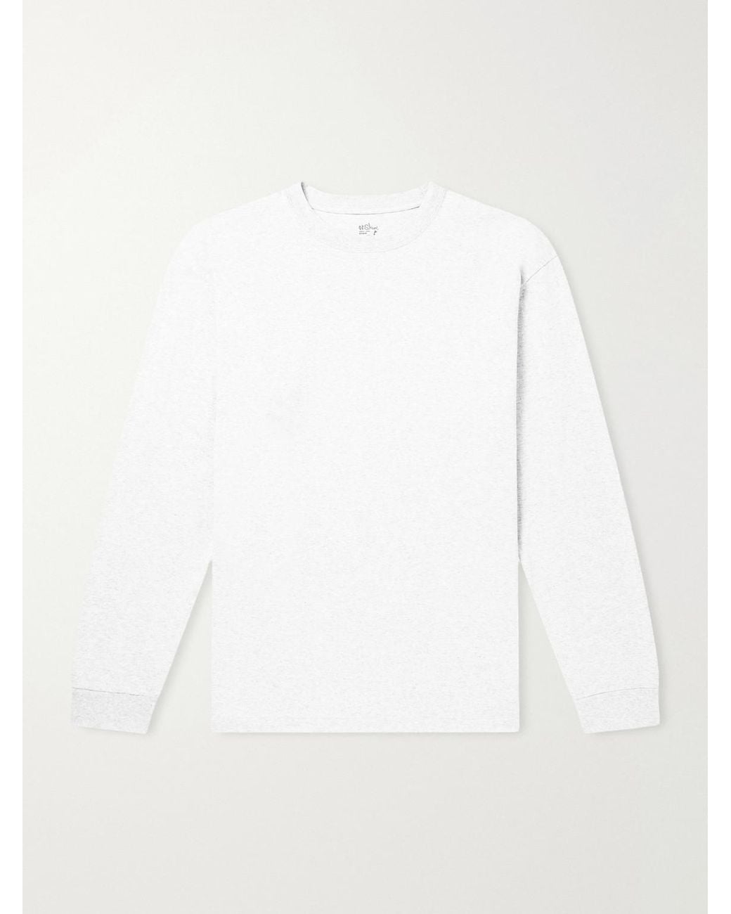Orslow White Cotton-Jersey T-Shirt for men