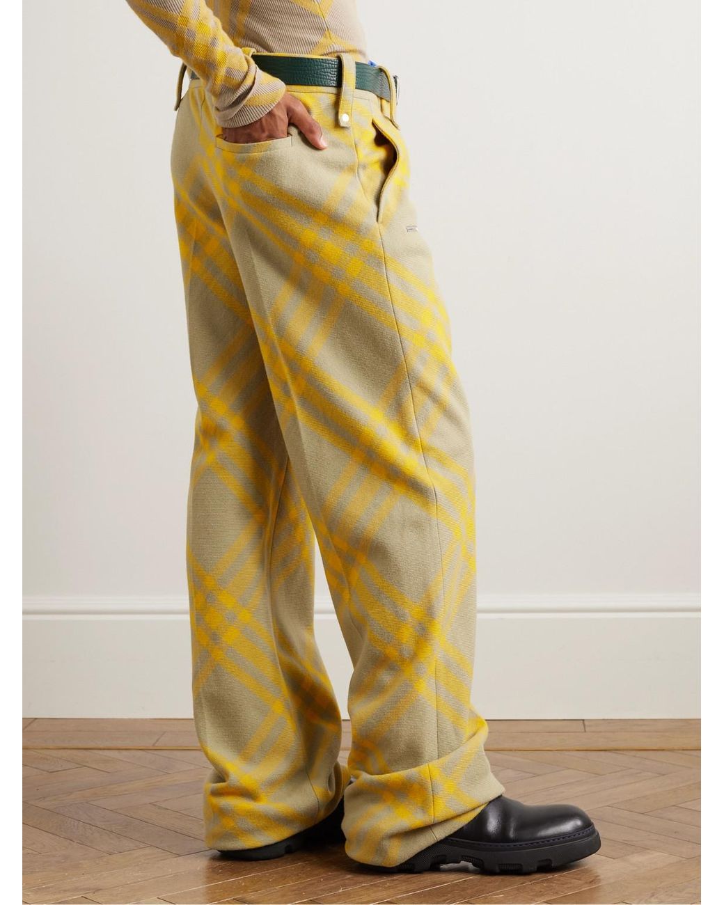 Burberry best sale pants yellow