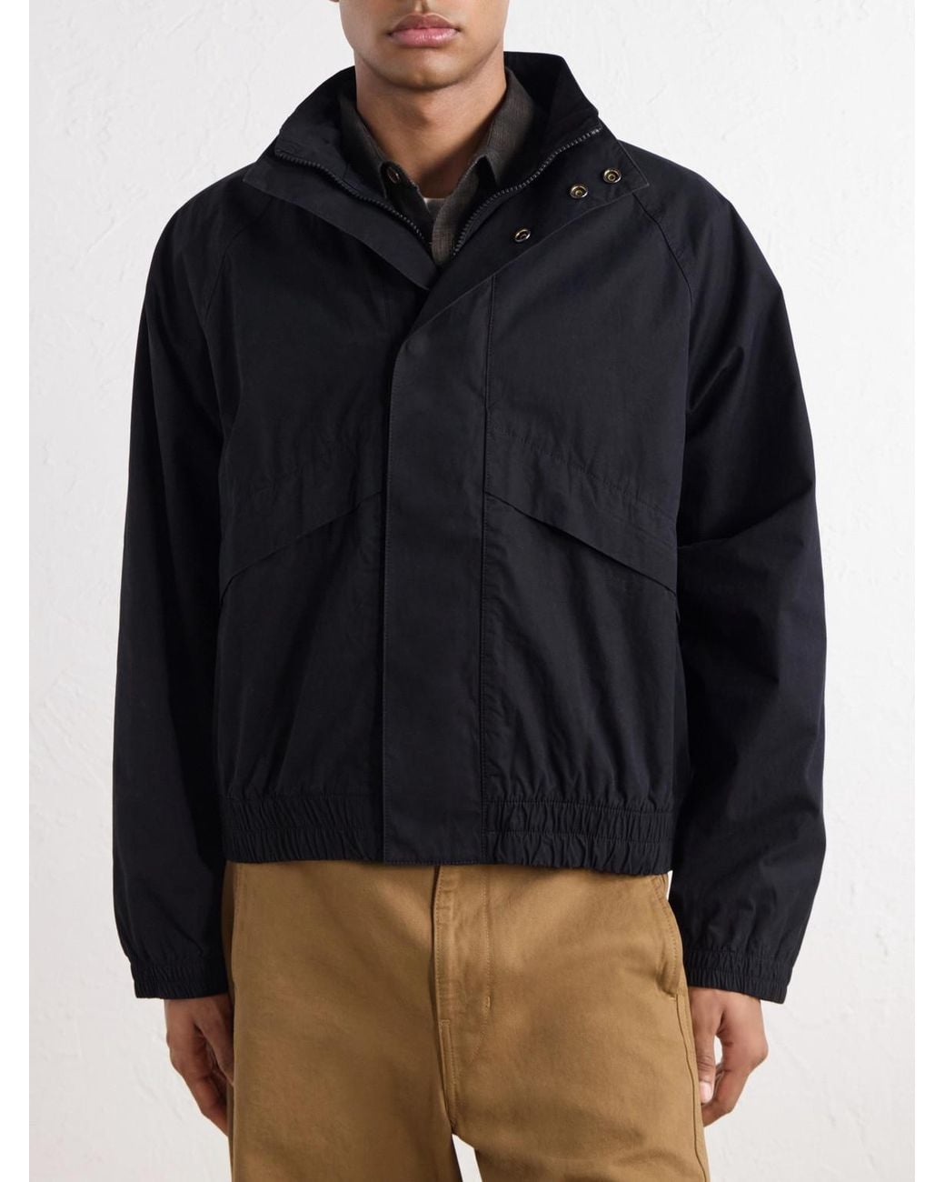 Margaret Howell Blue Mhl. Cotton-Poplin Track Jacket for men