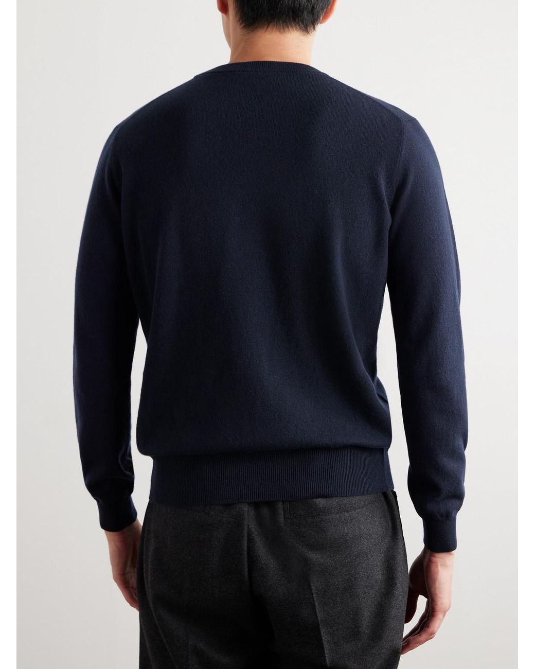 Loro Piana Blue Slim-Fit Baby Cashmere Sweater for men