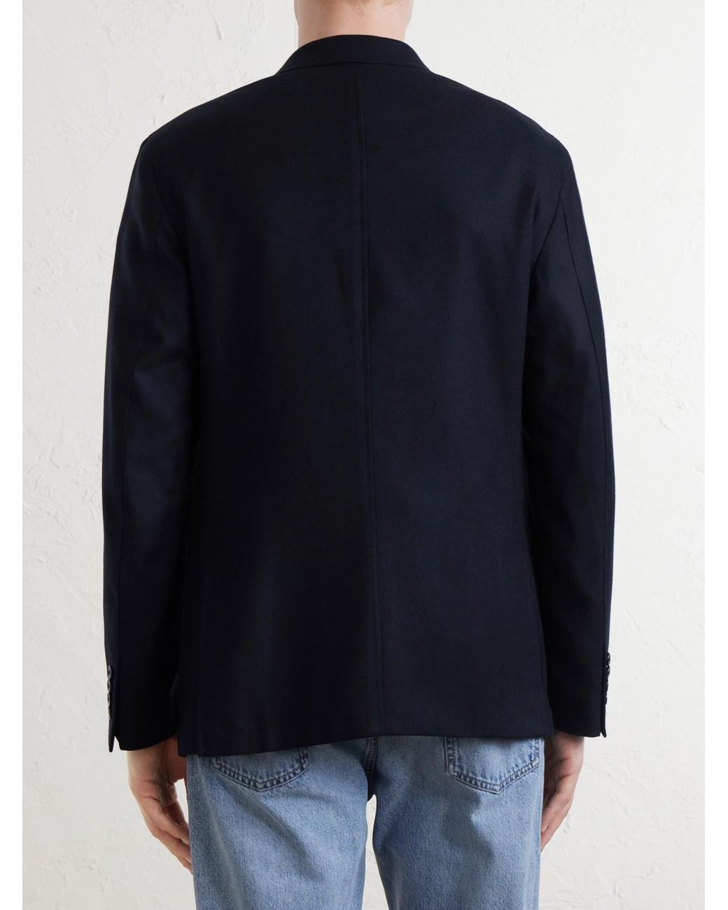 Zegna Blue Wool And Cashmere-Blend Twill Blazer for men