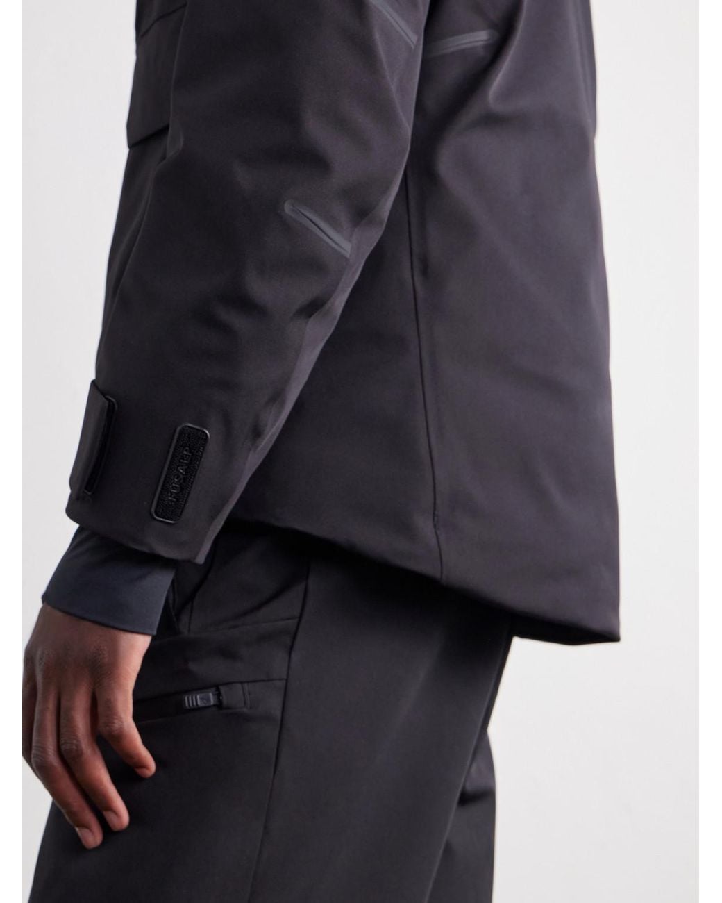 Fusalp Black John Padded Hooded Ski Jacket for men
