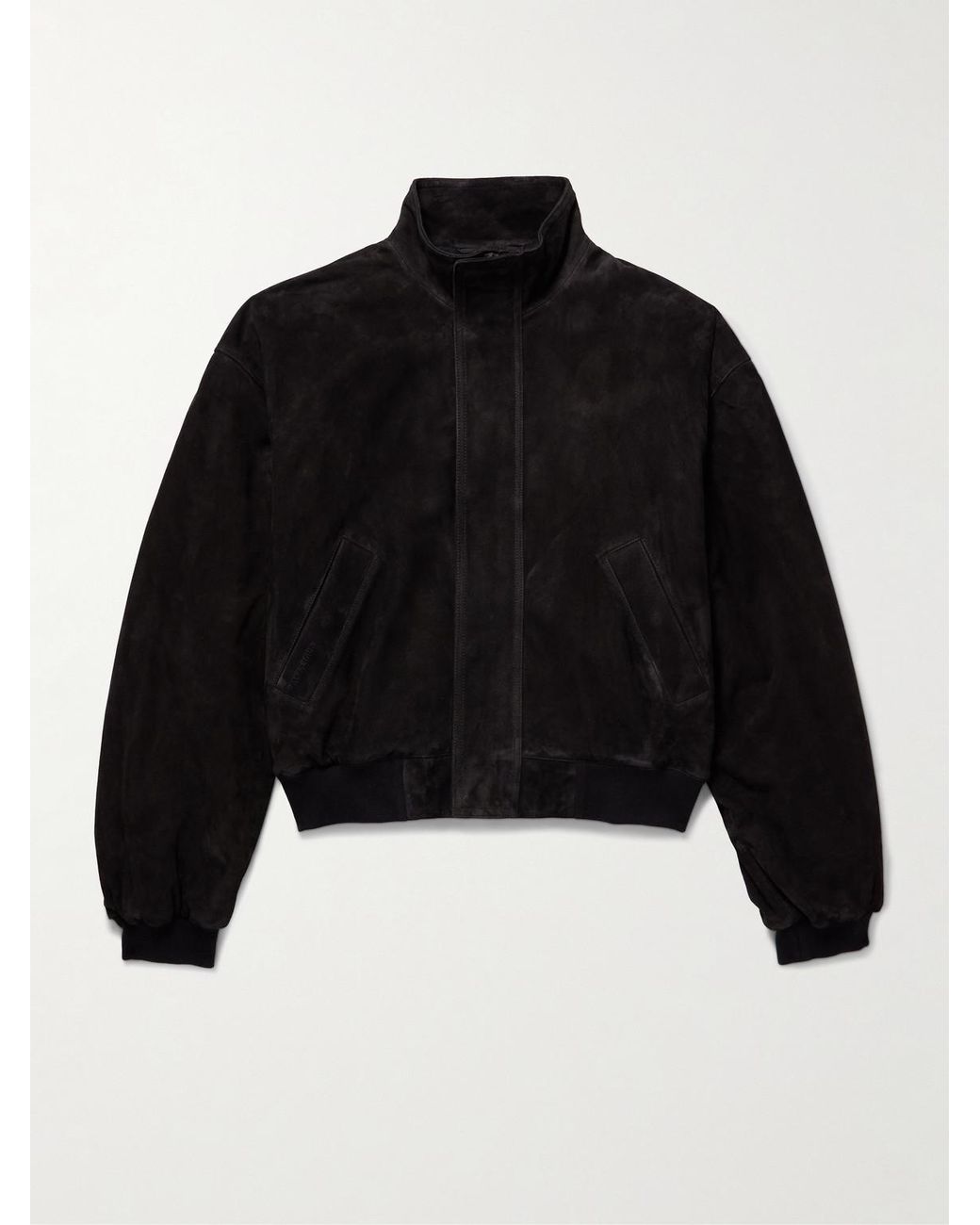 Balenciaga Black Suede Jacket for men