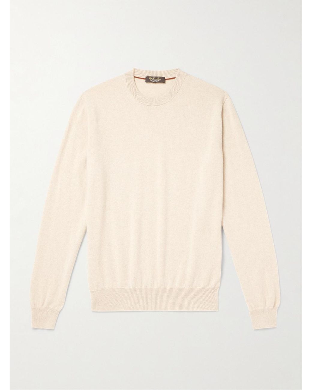 Loro Piana Natural Slim-Fit Baby Cashmere Sweater for men
