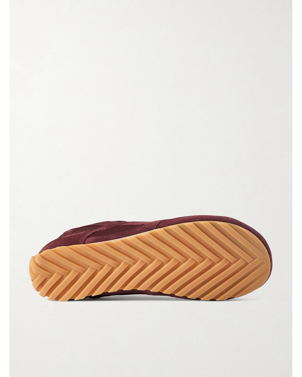 Bottega Veneta Purple Orbit Flash Suede And Shell Sneakers for men