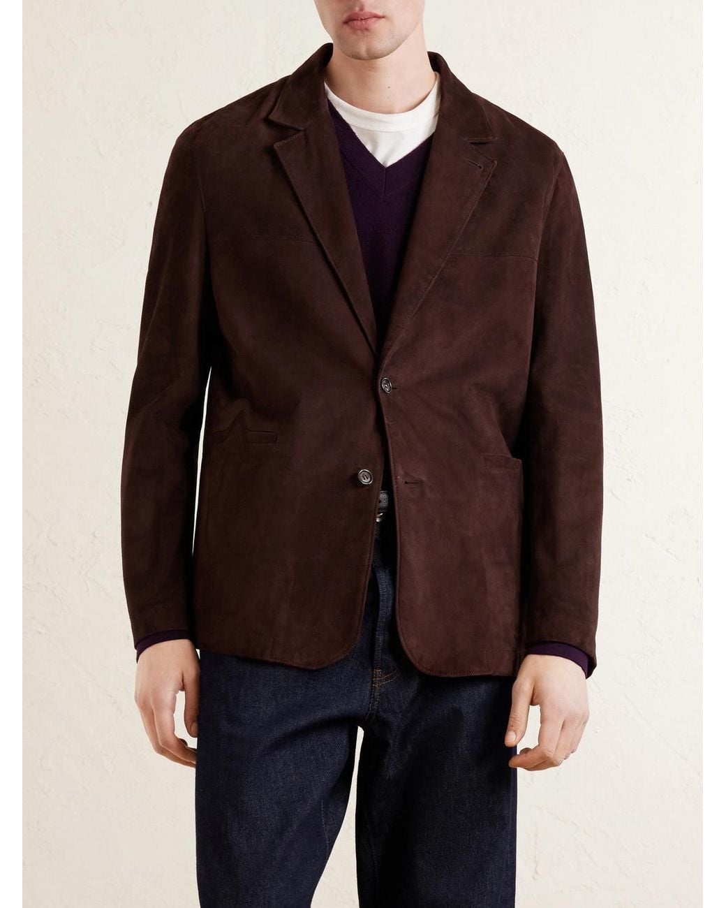 Valstar Brown Suede Jacket for men