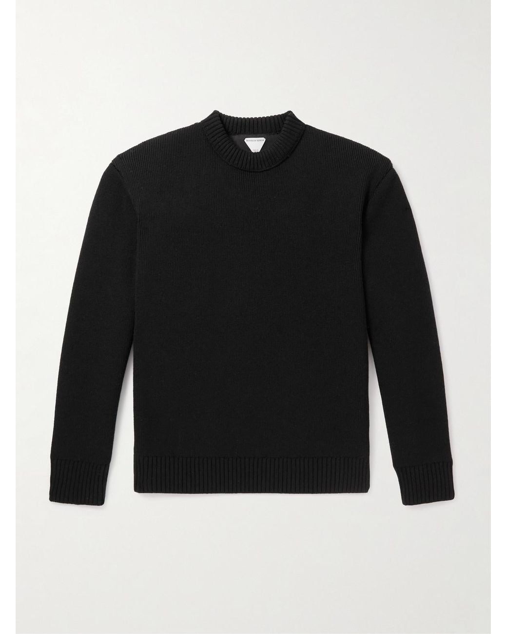 Bottega Veneta Black Round-Neck Knitwear for men