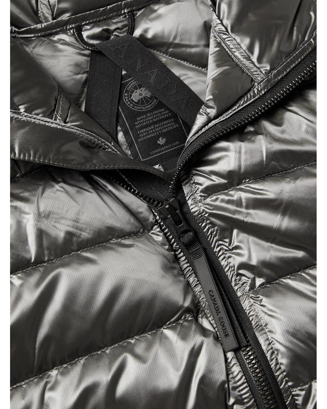 Canada Goose Crofton Slim-Fit Metallic Nylon-Ripstop Hooded Down Jacket for men