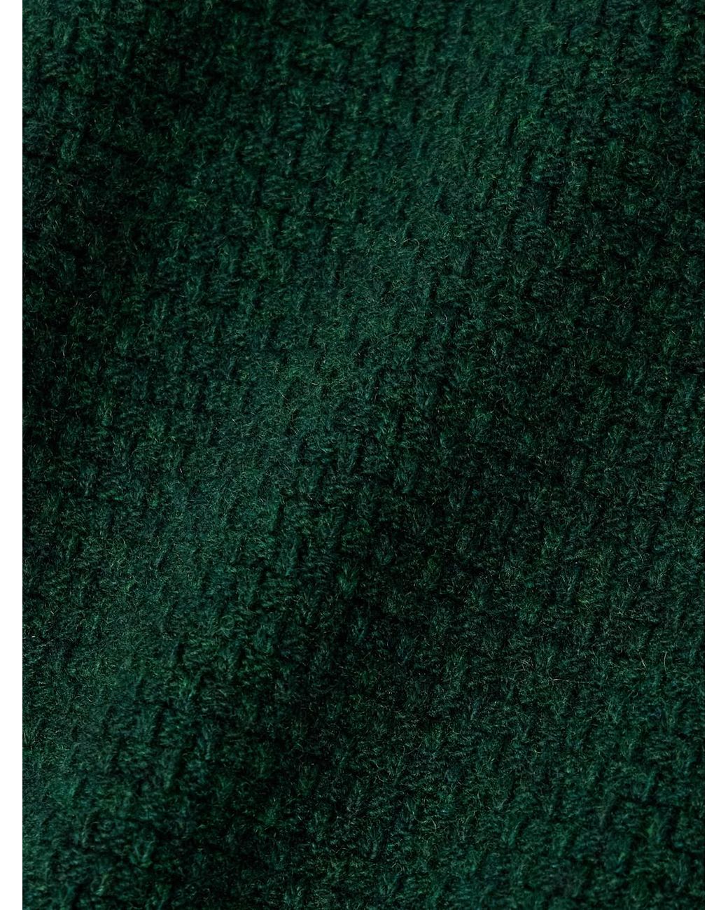 Inis Meáin Green Caoladóir Basketweave Merino Wool And Cashmere-blend Sweater for men