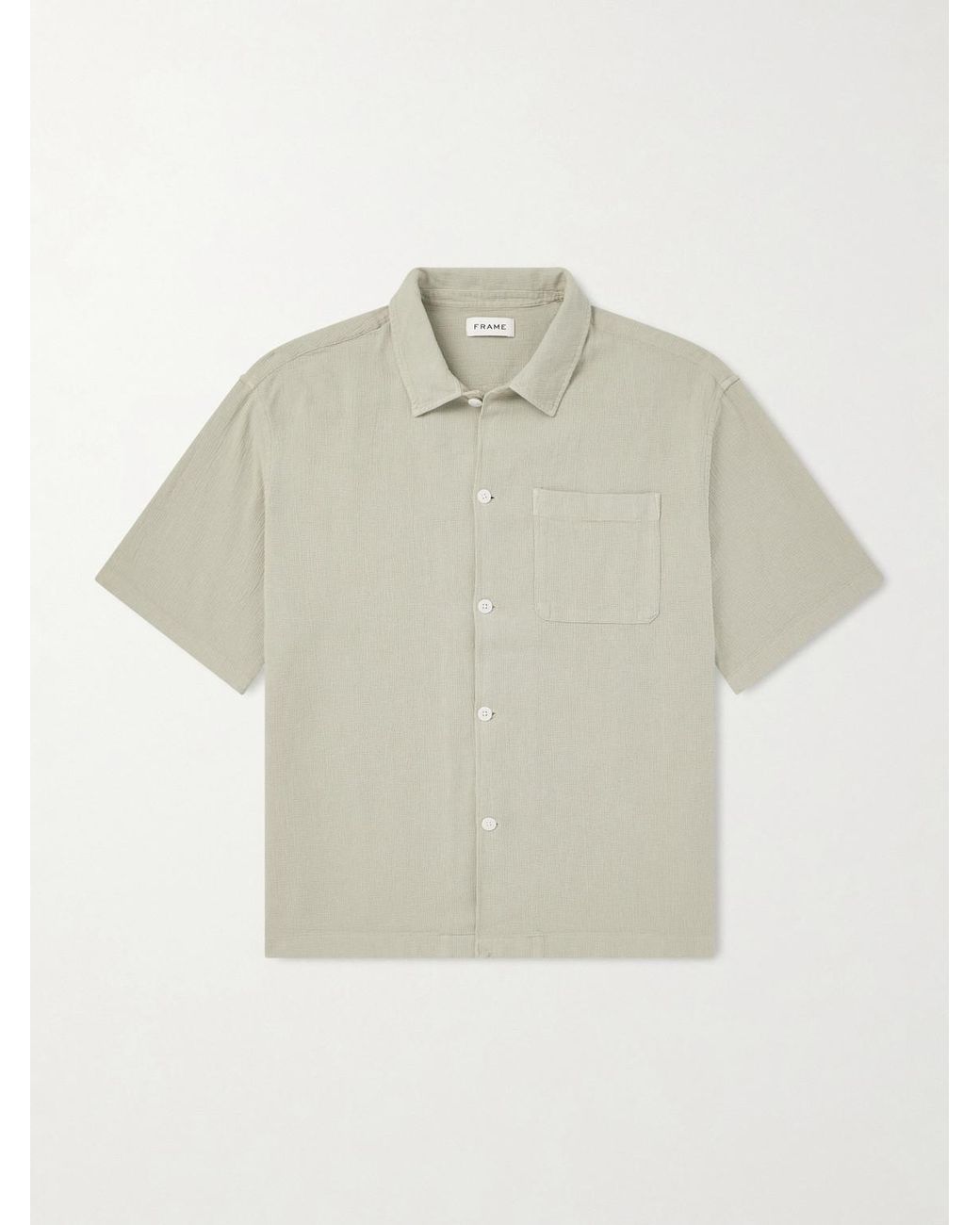 FRAME Natural Cotton Shirt for men