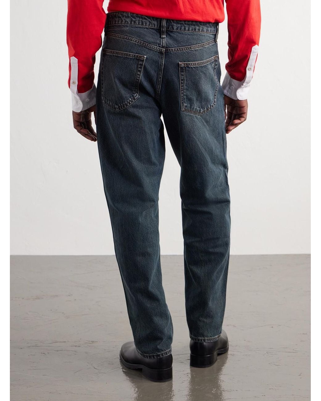 Rag & Bone Blue Fit 4 Authentic Straight-Leg Jeans for men
