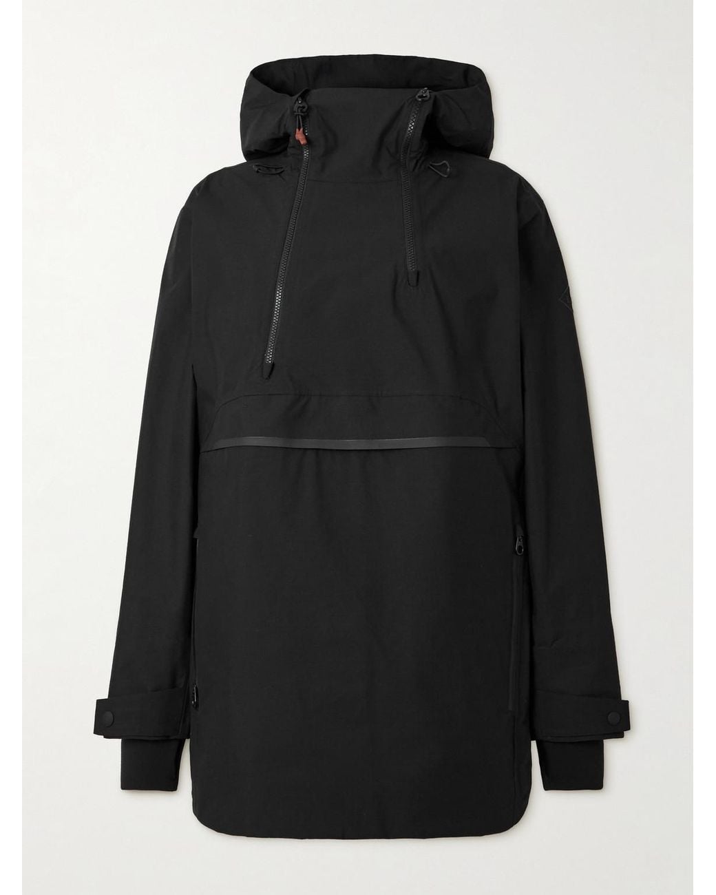 Loro Piana Black Nuptse Clima System Hooded Ski Jacket for men