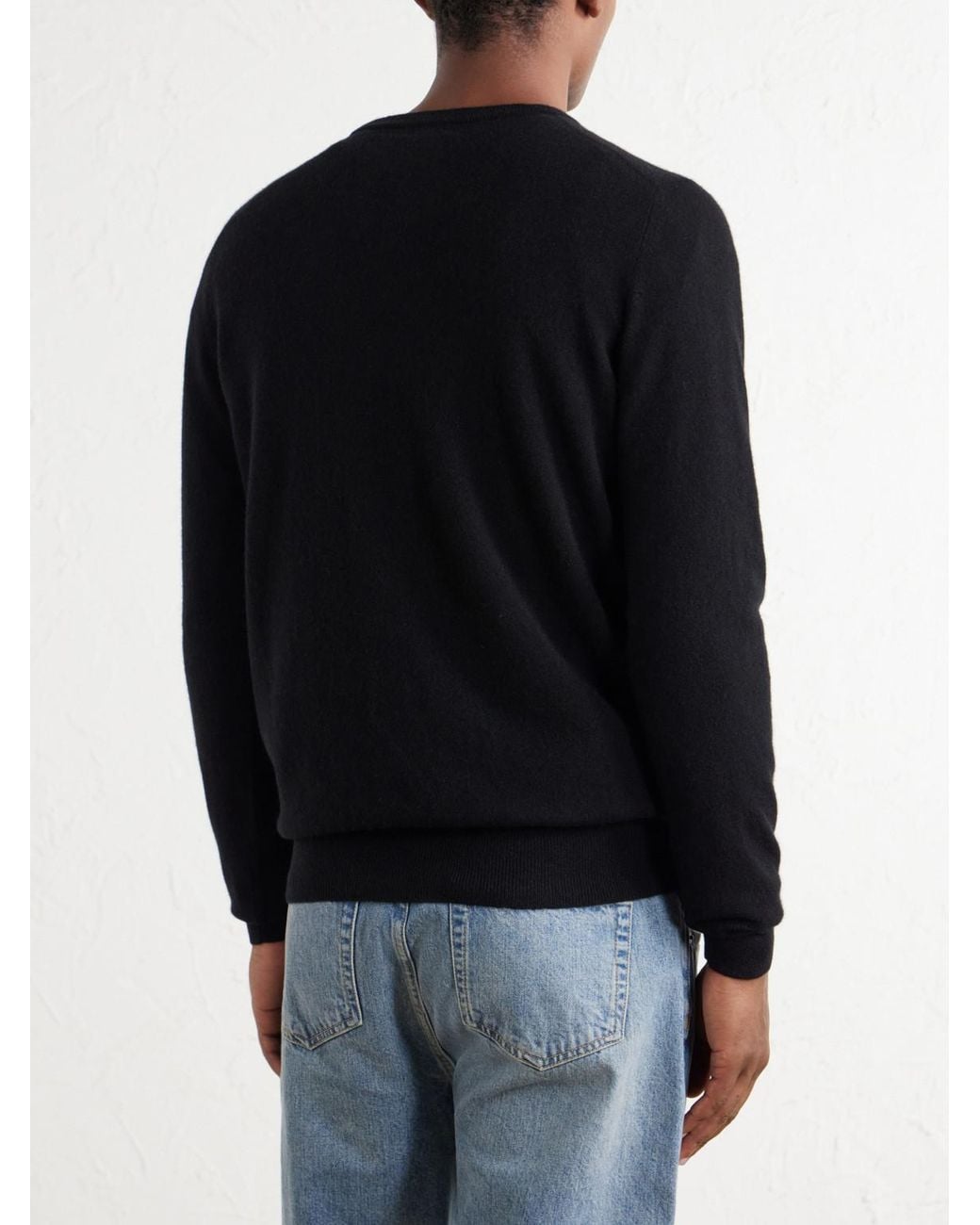 Ghiaia Blue Cashmere Sweater for men