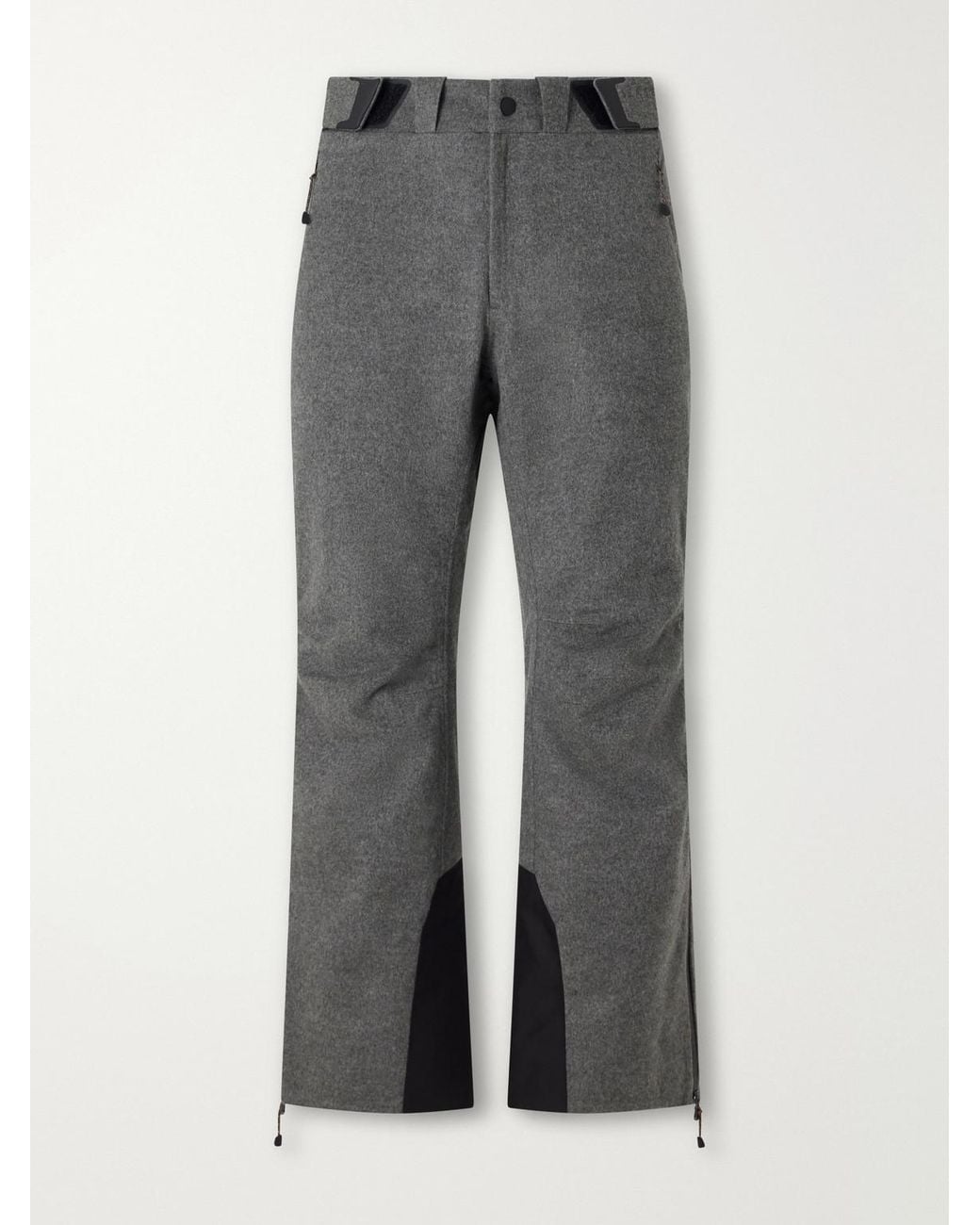 Sease Gray Indren Layered Cashmere Padded Ski Pants for men