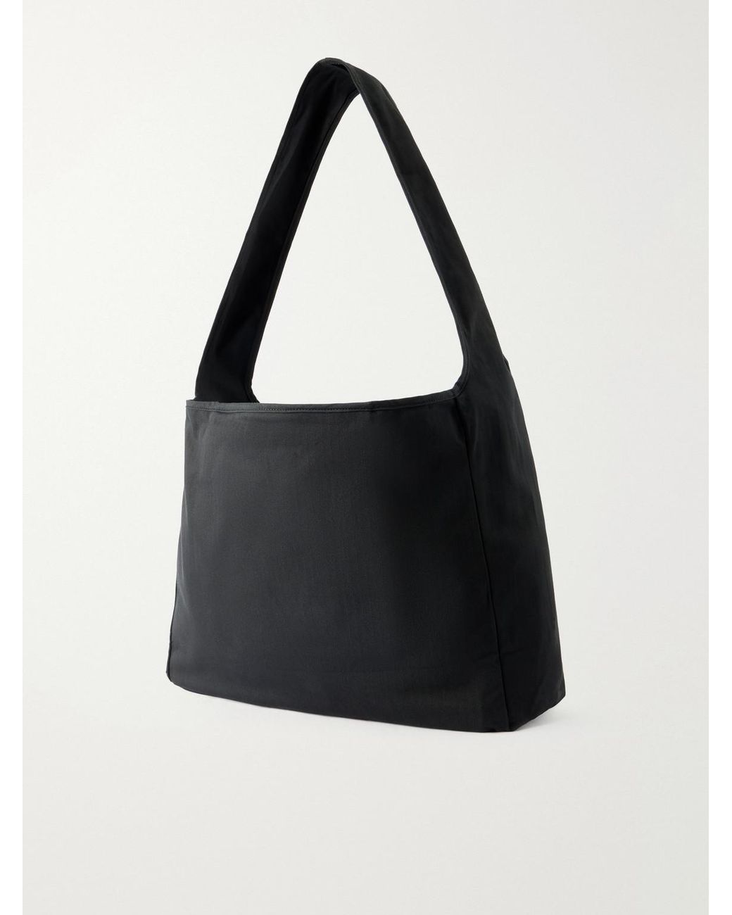 Neighborhood Black Newspaper Herringbone Cotton Messenger Bag for men