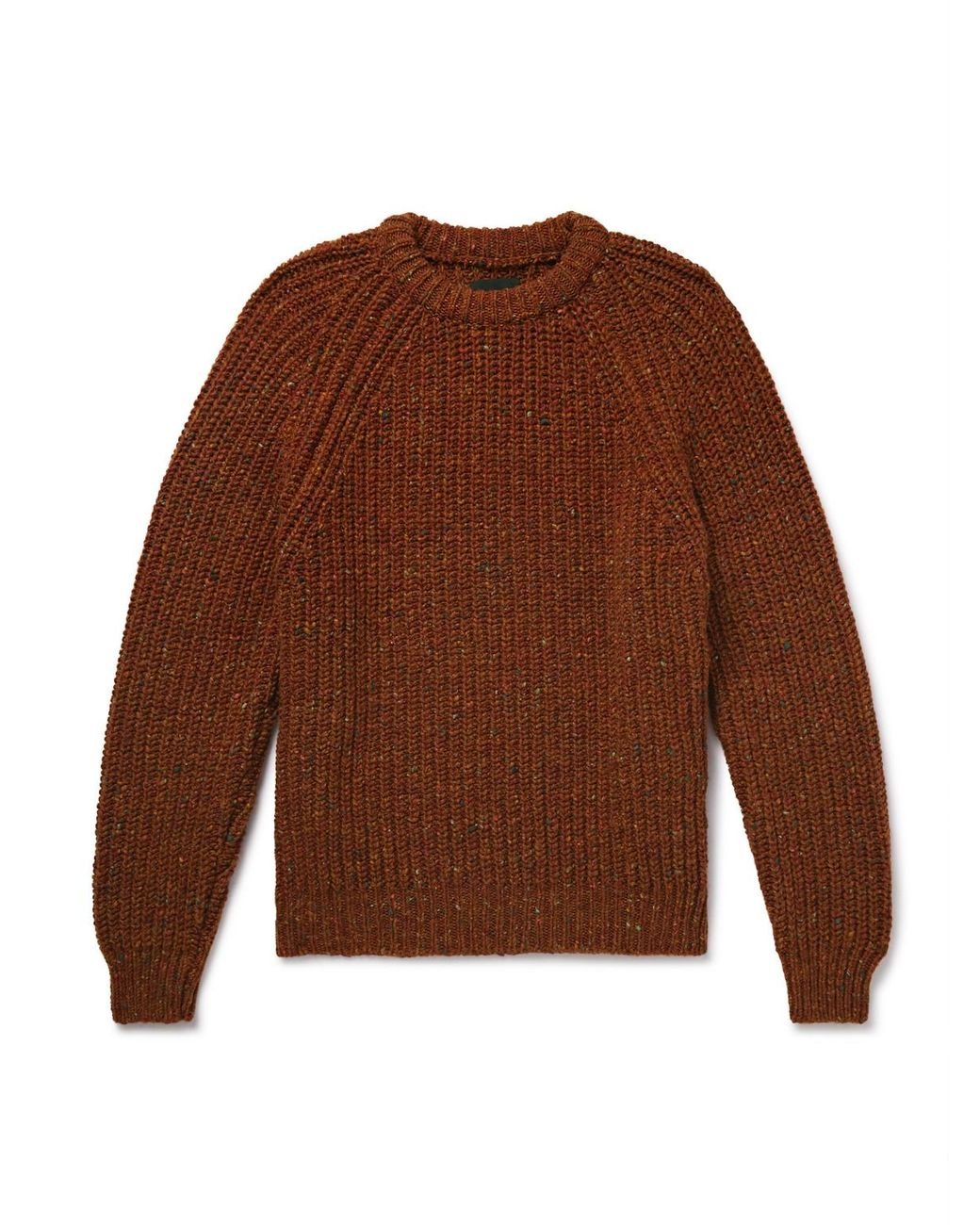 Howlin' Taste Of The Future Ribbed Wool Sweater in Brown for Men