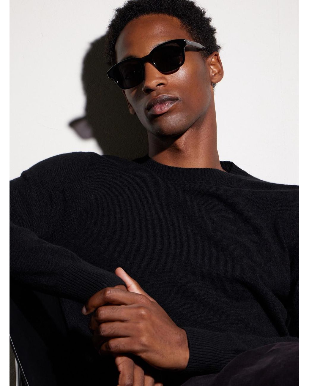 Dior Black Dioribbon S1I Square-Frame Acetate Sunglasses for men