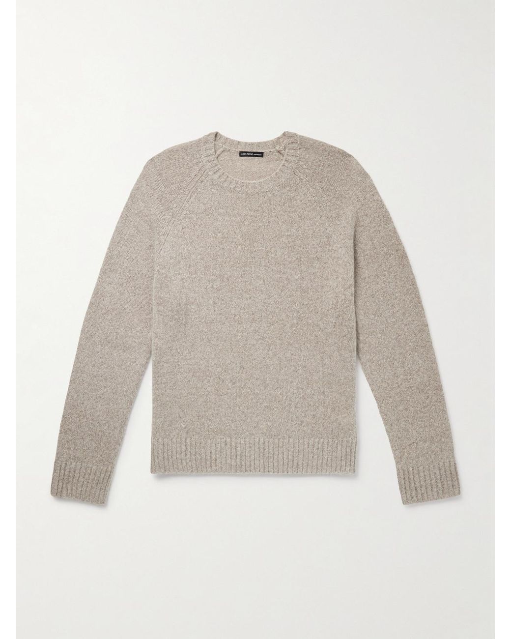 James Perse White Cashmere Sweater for men