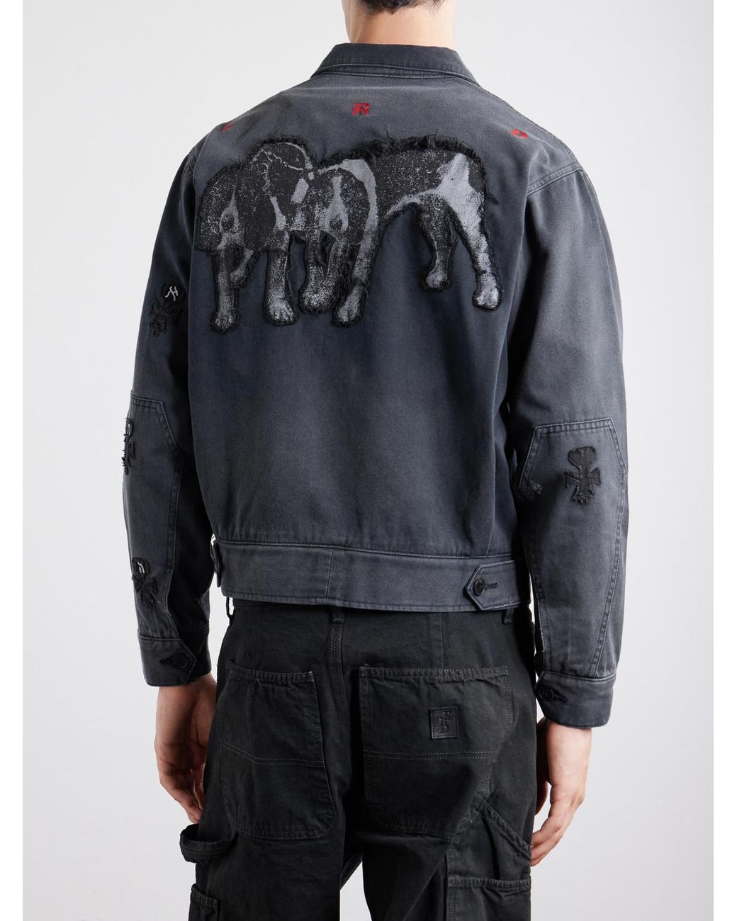 Enfants Riches Deprimes Blue Chiens De Chasse Denim Jacket for men