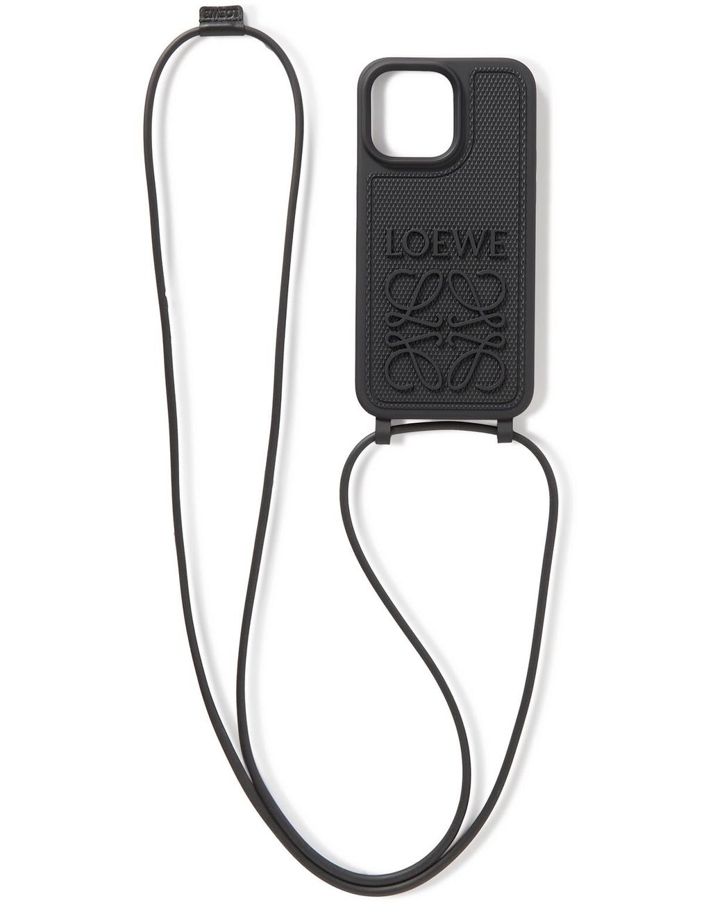 LOEWE iPhone14Pro Max ケース ブラック loewe アイフォンケース 14Plus/14pro 柔らか 衝撃衝撃 ロエベ