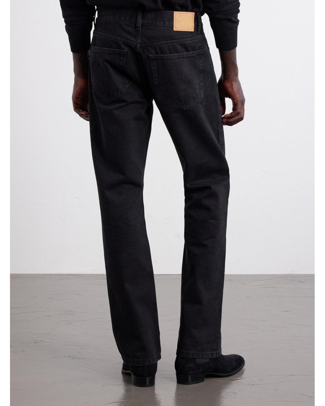 Jeanerica Blue Arrow Straight-Leg Cotton Jeans for men