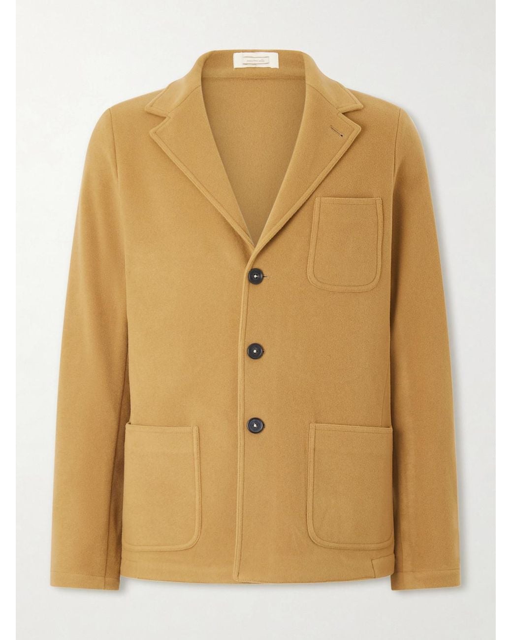 Massimo Alba Natural Baglietto Virgin Wool Overshirt for men