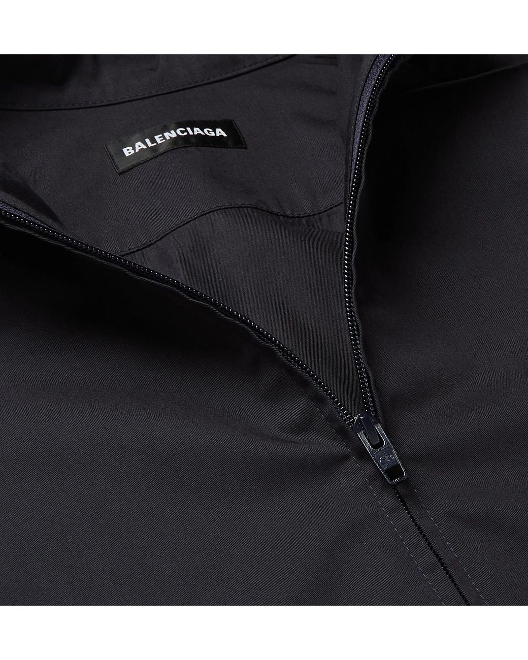 Balenciaga Colour-block Logo-print Cotton-poplin Track Jacket in