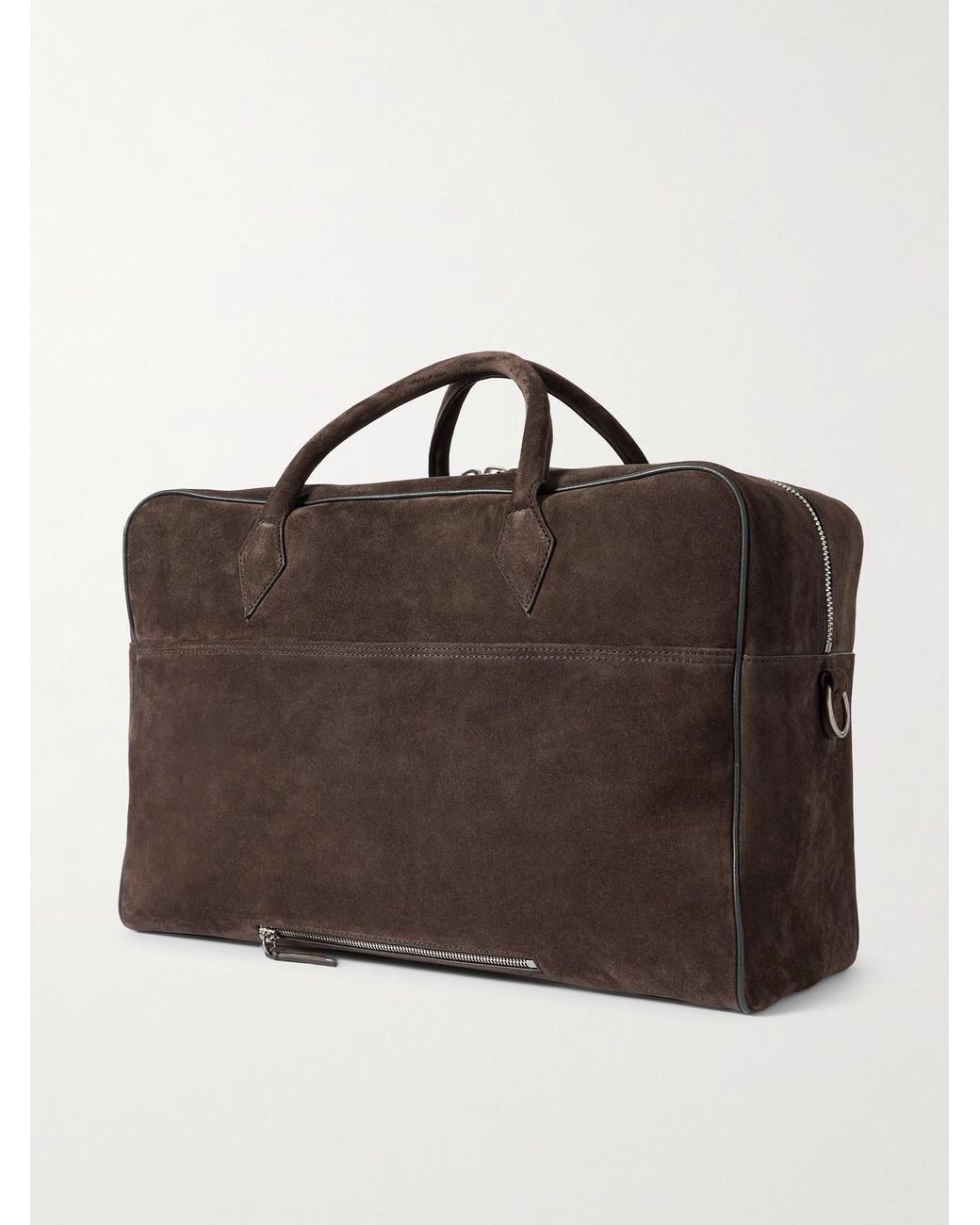 Metier Brown Closer Two Day Suede Holdall for men