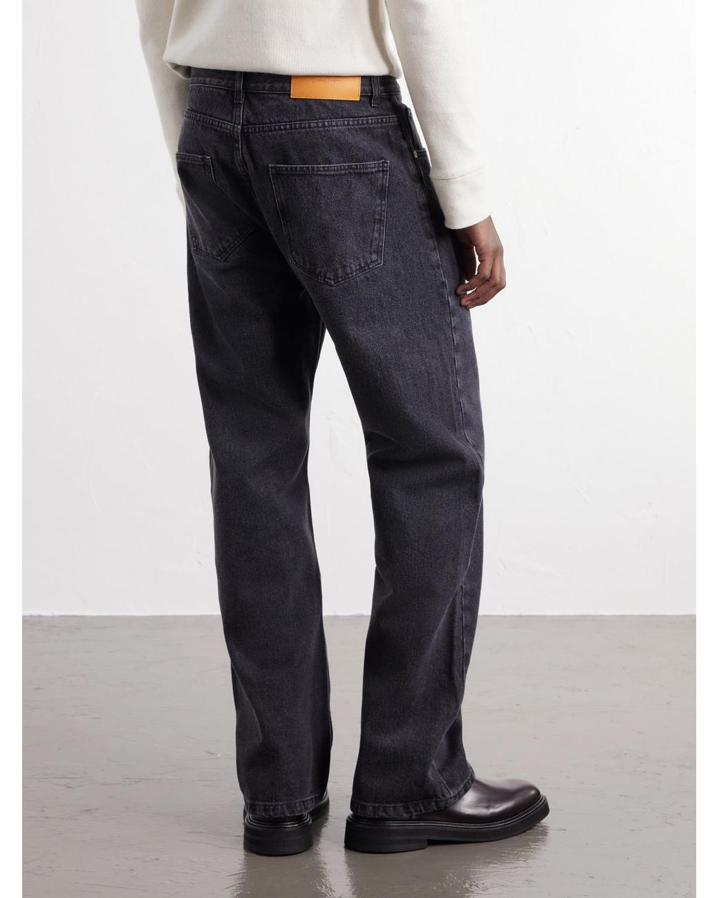 Second Layer Blue Big Papi Straight-Leg Jeans for men