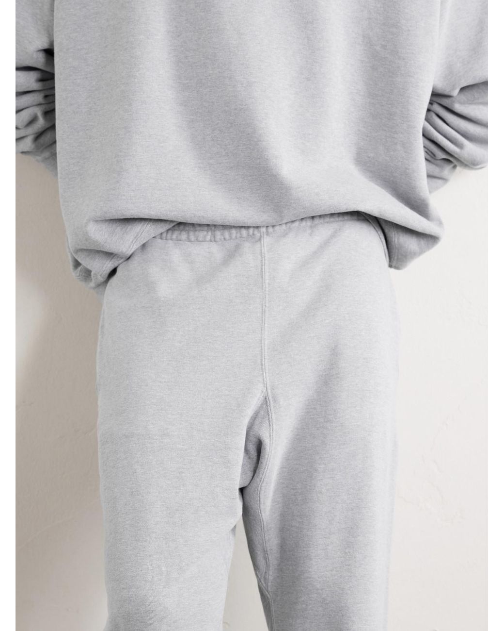 Remi Relief Gray Straight-leg Cotton-jersey Sweatpants for men