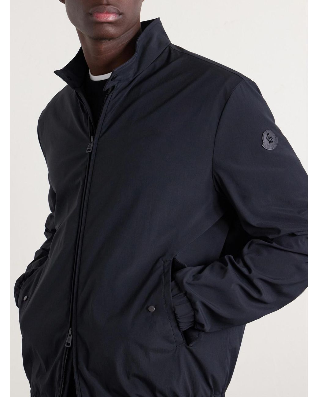 Moncler Blue Typeray Shell Windbreaker Jacket for men