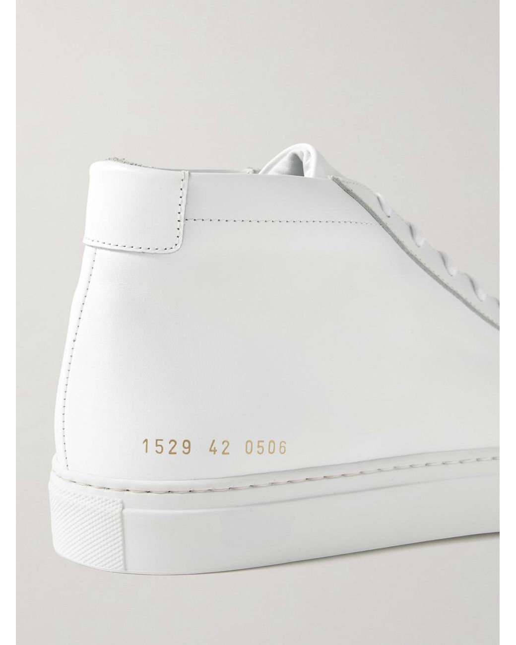 Common Projects White Original Achilles Leather High-top Sneakers for men