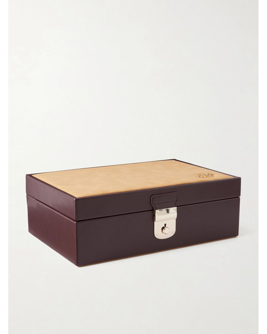 Wolf Brown Philipp Watch And Jewelry Box for men