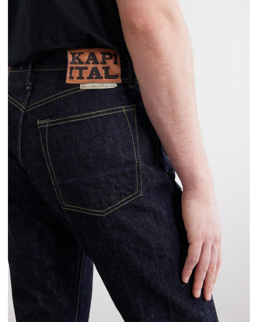 Kapital Blue Monkey Cisco Slim-fit Jeans for men